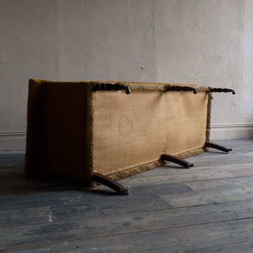 REGENCY SOFA GOLD DRAYLON VELVET - ADDITIONAL PHOTO 6