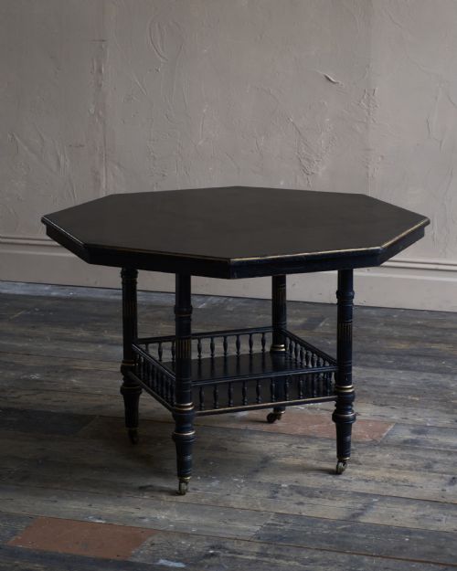GILLOWS CENTRE TABLE AESTHETIC MOVEMENT - ADDITIONAL PHOTO 1