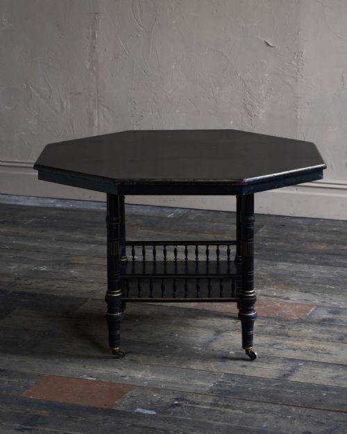 GILLOWS CENTRE TABLE AESTHETIC MOVEMENT - ADDITIONAL PHOTO 2