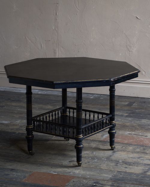 GILLOWS CENTRE TABLE AESTHETIC MOVEMENT - ADDITIONAL PHOTO 3