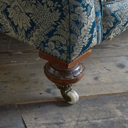 ANTIQUE CHAISE LONGUE ATT' TO JMILLS - ADDITIONAL PHOTO 3