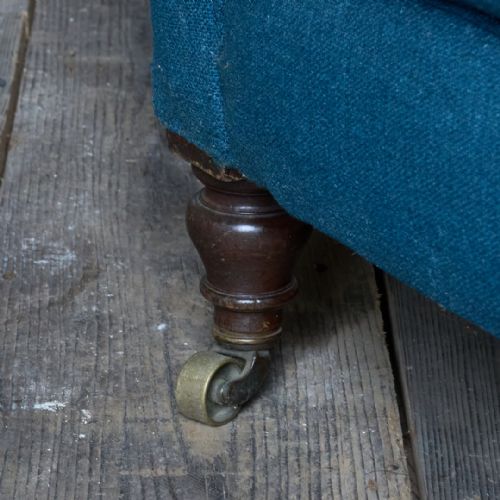 ANTIQUE WOODSTOCK STYLE TUB ARMCHAIR - ADDITIONAL PHOTO 6