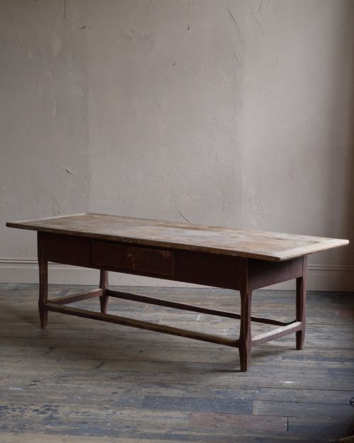 SWEDISH FALU PAINT KITCHEN TABLE - ADDITIONAL PHOTO 4