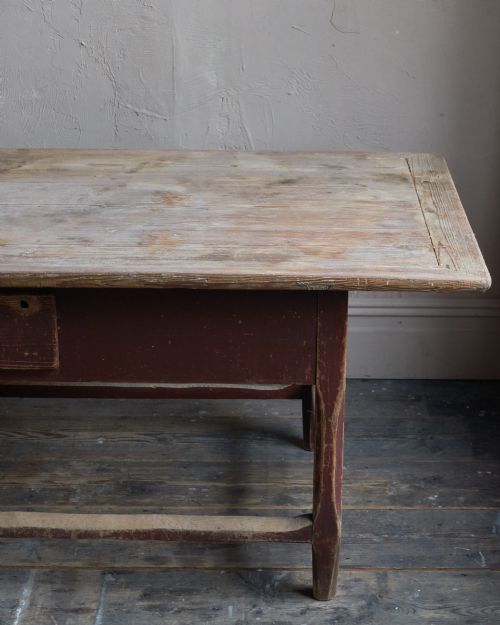 SWEDISH FALU PAINT KITCHEN TABLE - ADDITIONAL PHOTO 7