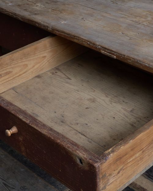 SWEDISH FALU PAINT KITCHEN TABLE - ADDITIONAL PHOTO 14