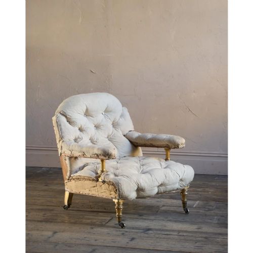 Open Armchair att' to Howard & Sons