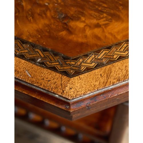 GILLOWS AMBOYNA SIDE TABLE WITH PARCEL GILT - ADDITIONAL PHOTO 8
