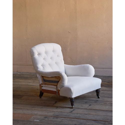 HOWARD STYLE ARMCHAIR AESTHETIC MOVEMENT LEGS - ADDITIONAL PHOTO 1