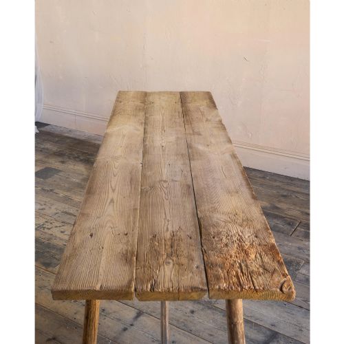 A PRIMITIVE DINING TABLE - ADDITIONAL PHOTO 9