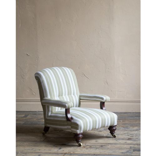 19TH CENTURY OVERSIZED OPEN ARMCHAIR - ADDITIONAL PHOTO 8