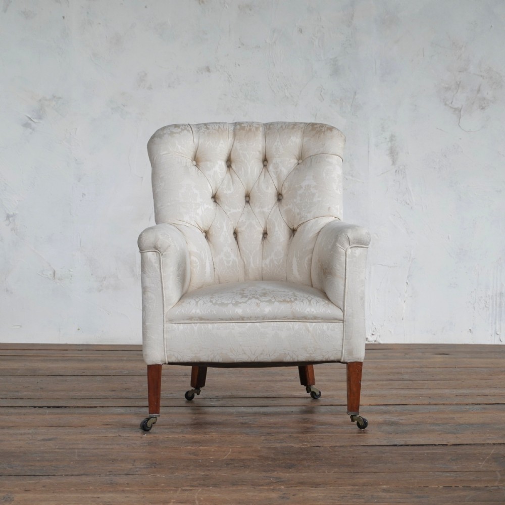 Antique Button Back Chair