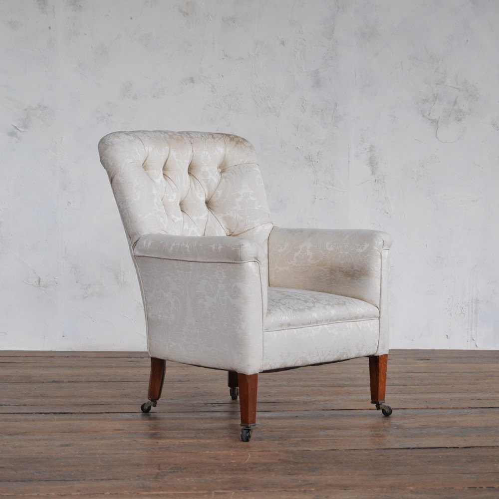 Antique Button Back Chair View III