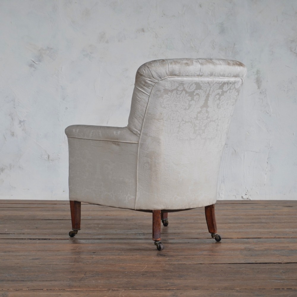 Antique Button Back Chair View V