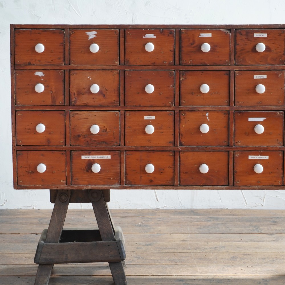Bank of Apothecary Drawers View VI