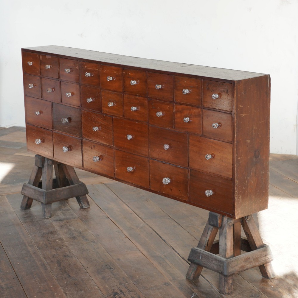 Early 20th century chemists apothecary drawers View IV