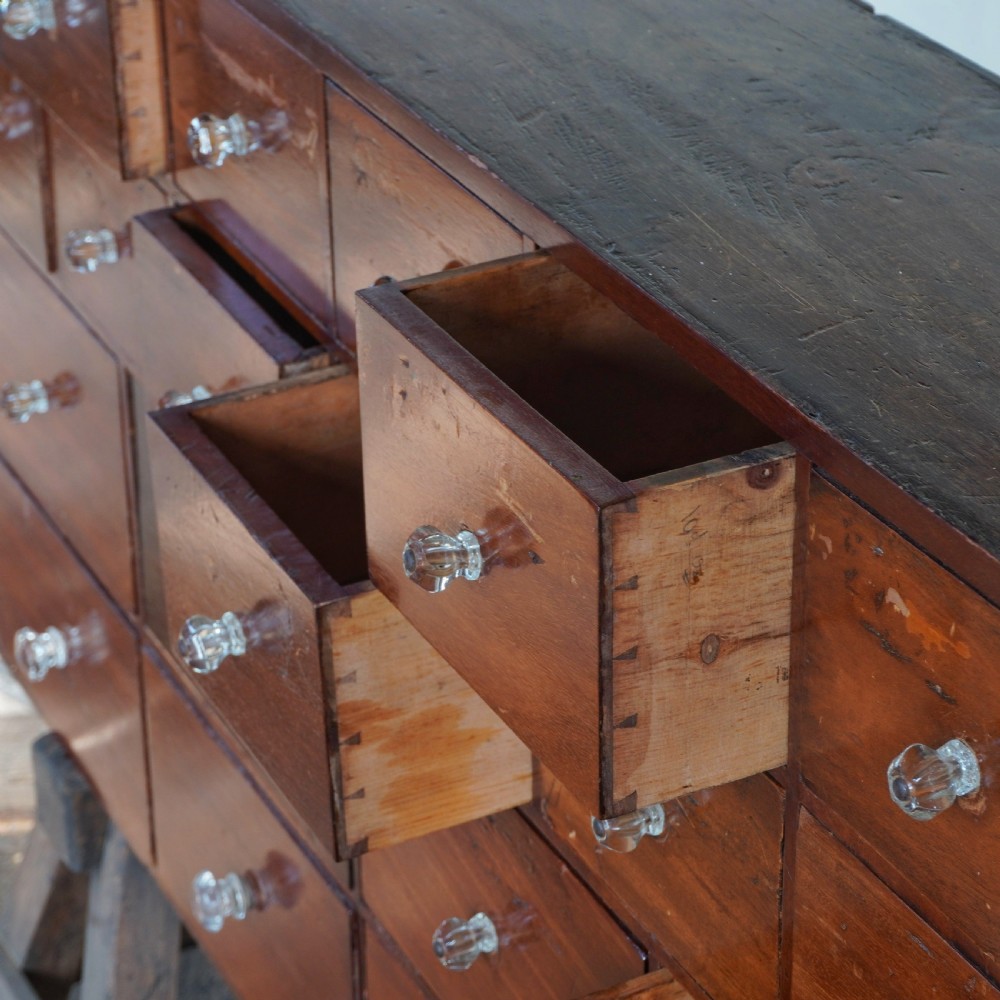 Early 20th century chemists apothecary drawers View VI