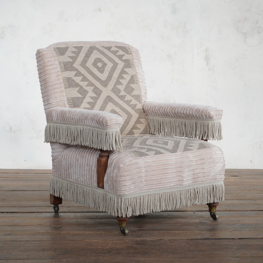 Victorian Kilim Carpet Chair View III