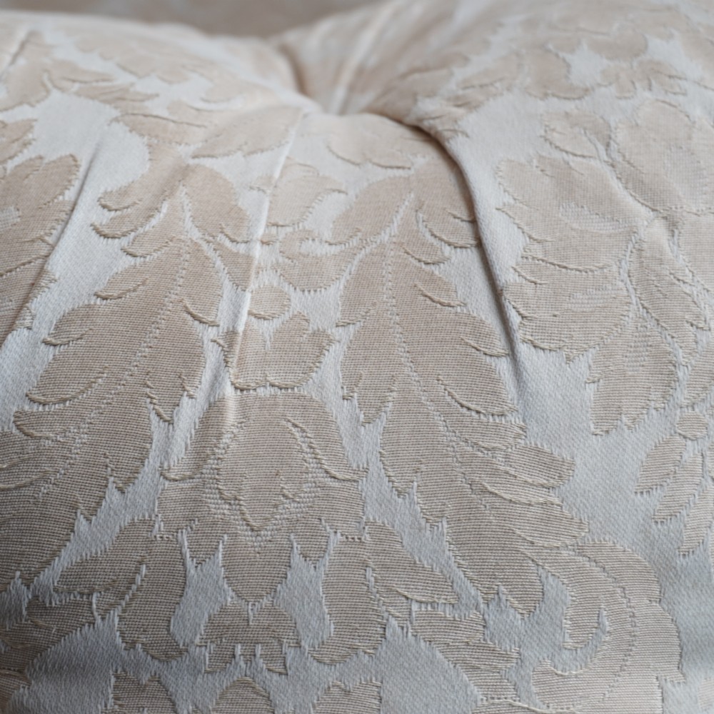 Antique Chesterfield - cream damask. View VII