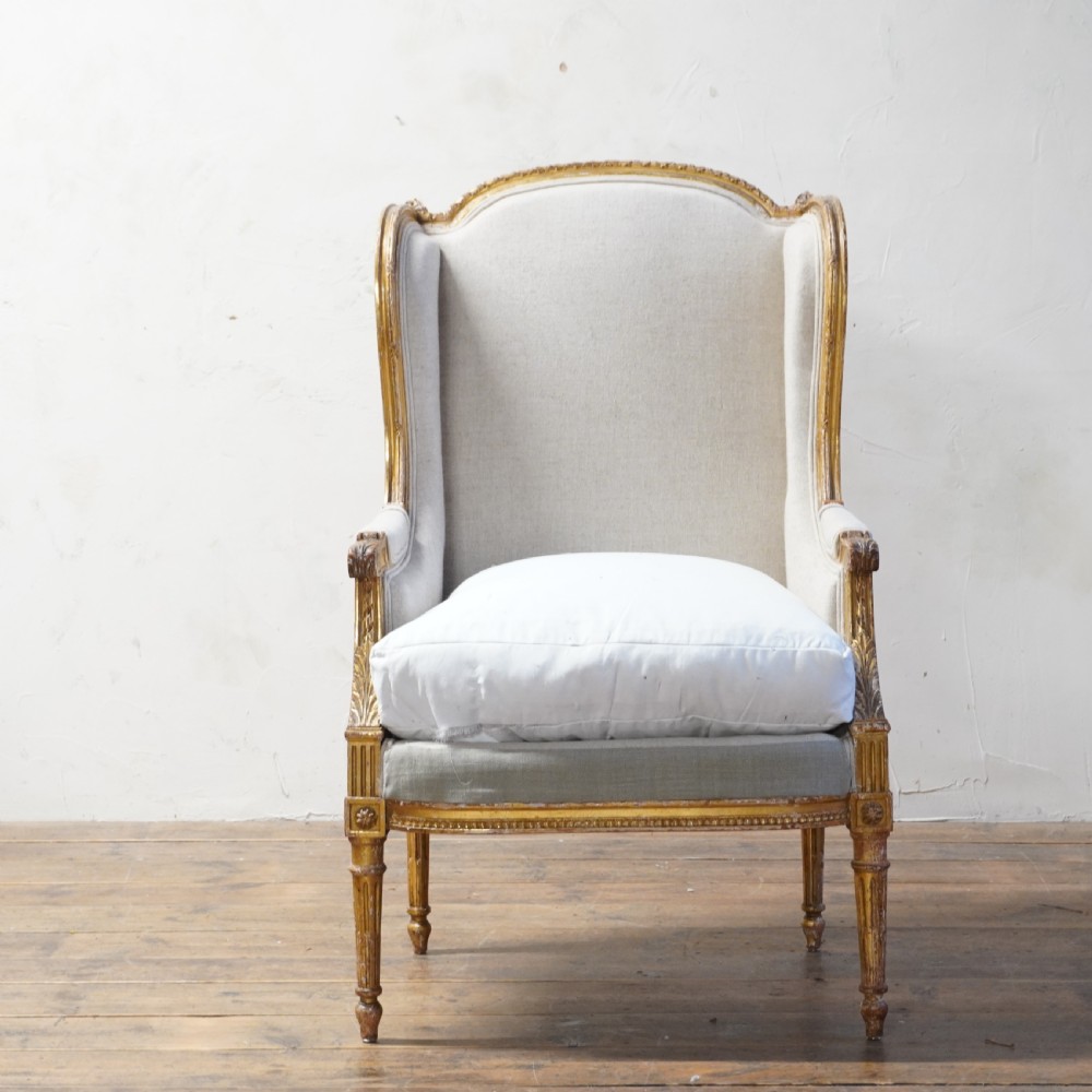 Louis XVI French Wingback Chair.
 View III