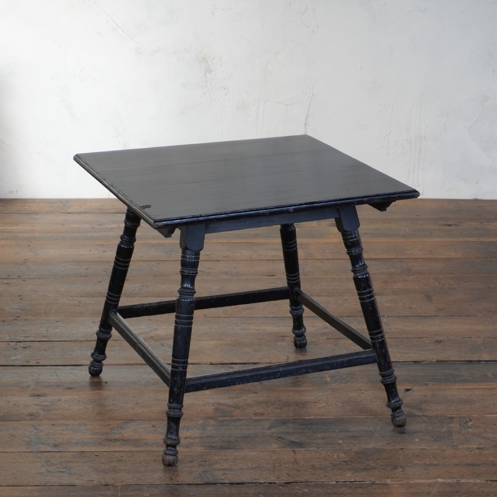 Ebonised Side Table by Hindley and Sons View II