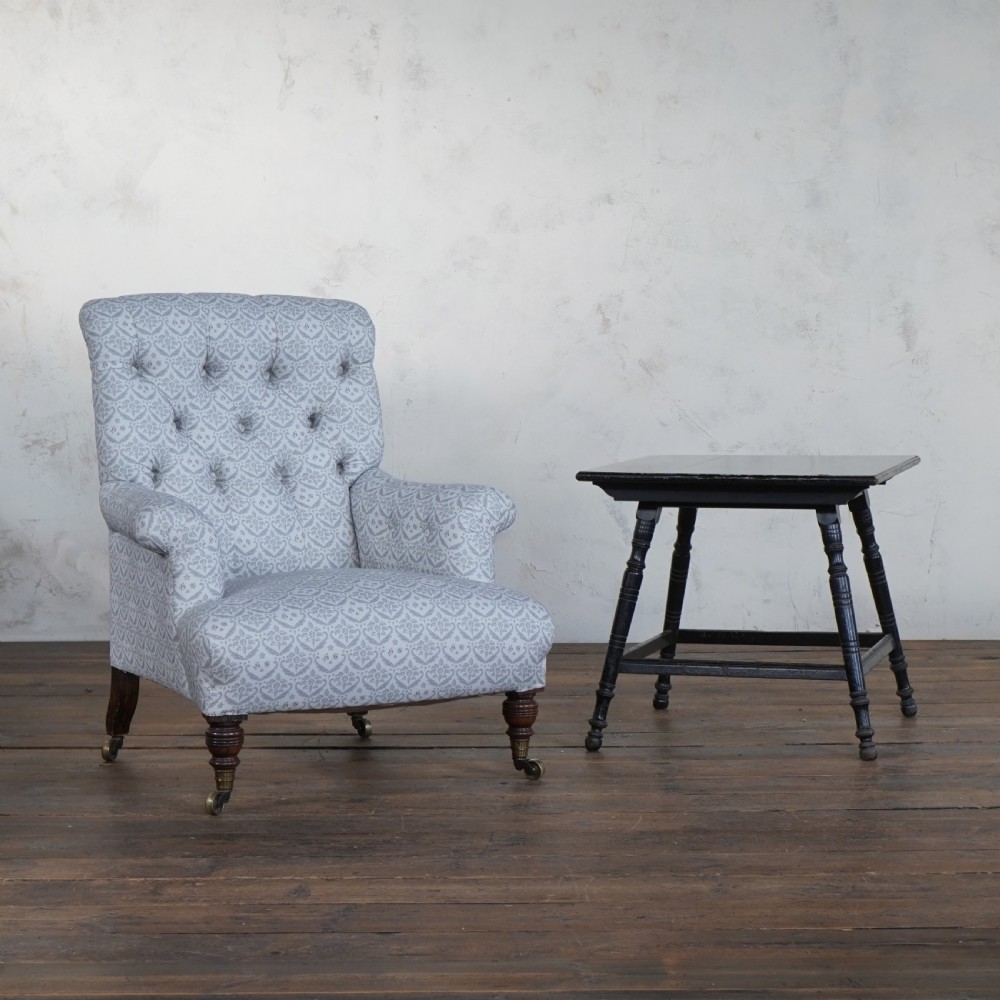 Ebonised Side Table by Hindley and Sons View III