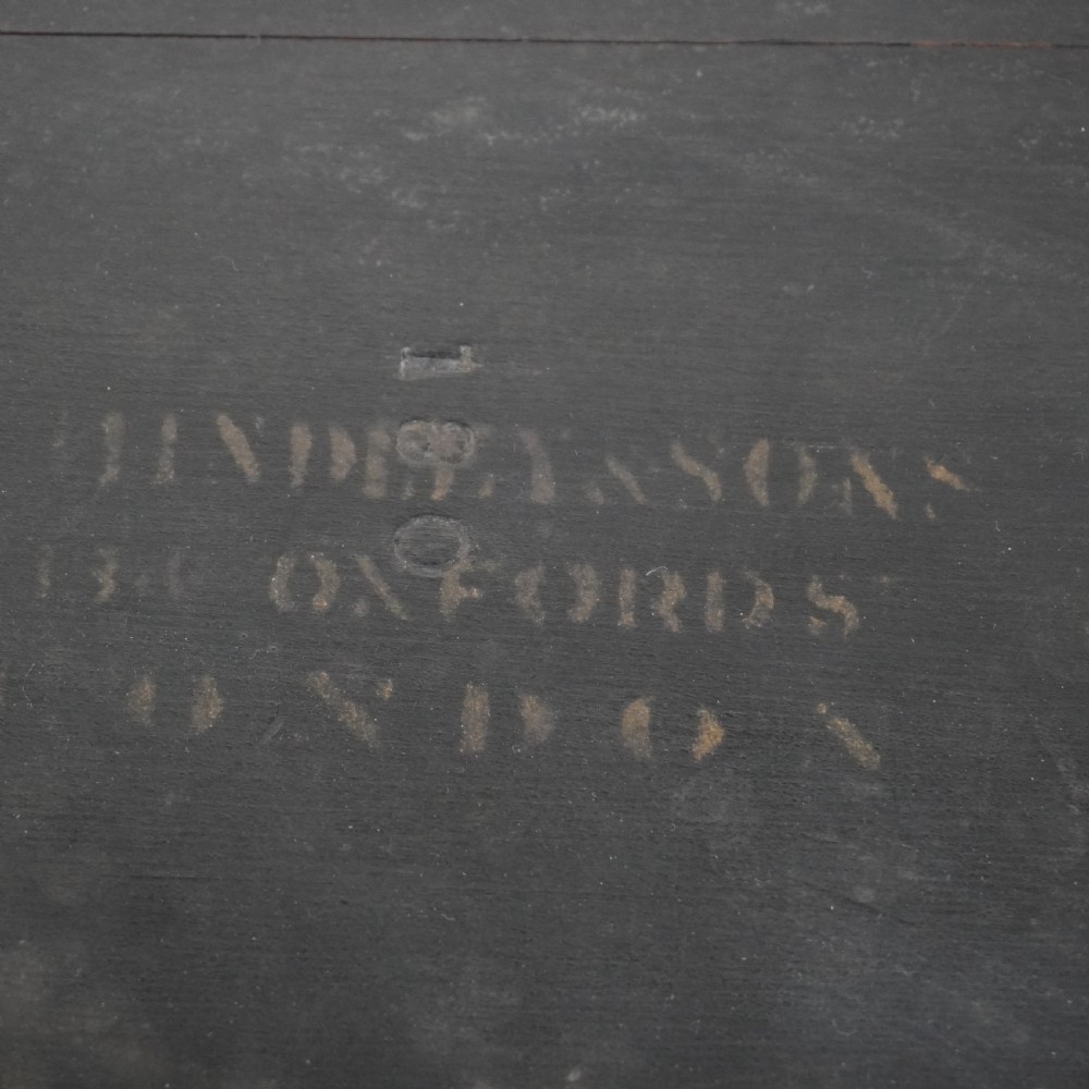Ebonised Side Table by Hindley and Sons View VIII