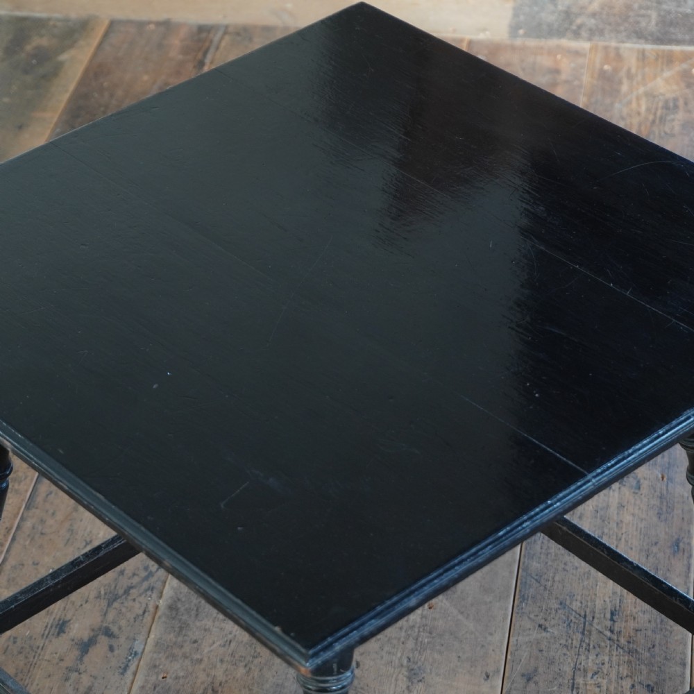 Ebonised Side Table by Hindley and Sons View XI