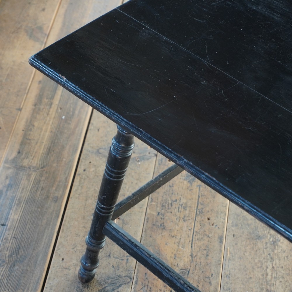 Ebonised Side Table by Hindley and Sons View XII