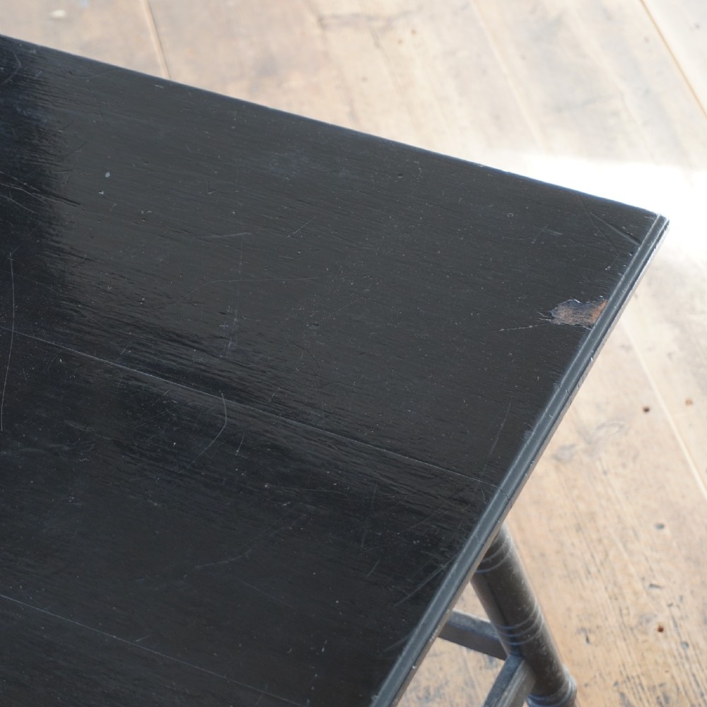 Ebonised Side Table by Hindley and Sons View XIII