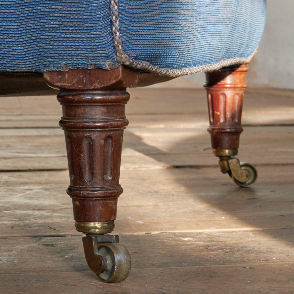 Antique Barrelback Armchair - Gillows Style Legs View VI