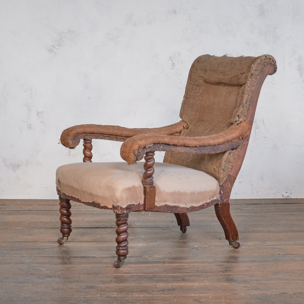 Antique Open Armchair att' to Gillows View III