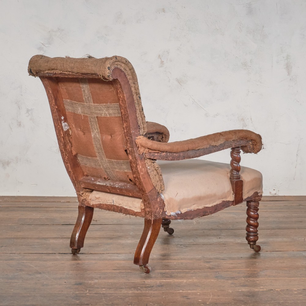 Antique Open Armchair att' to Gillows View IV