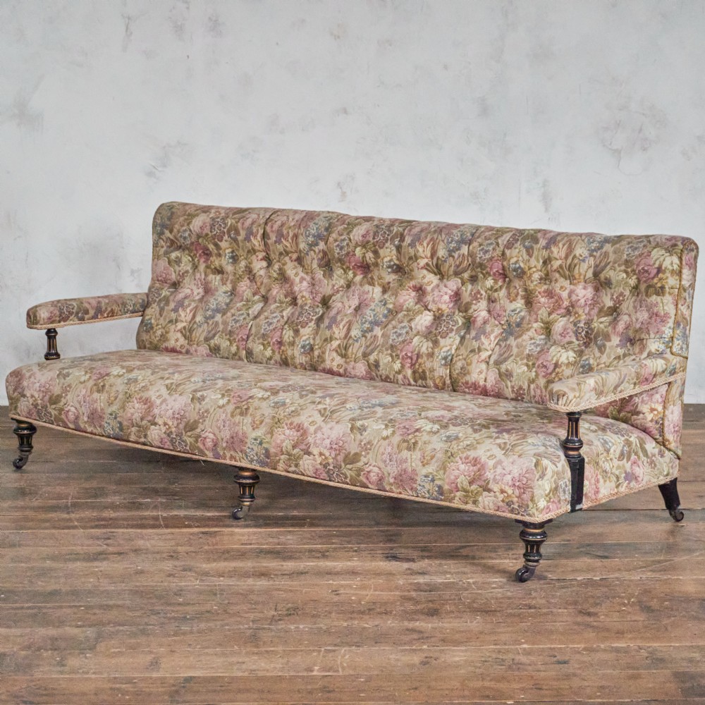 Aesthetic Movement Open Arm Sofa
