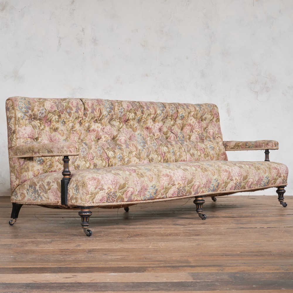 Aesthetic Movement Open Arm Sofa View II