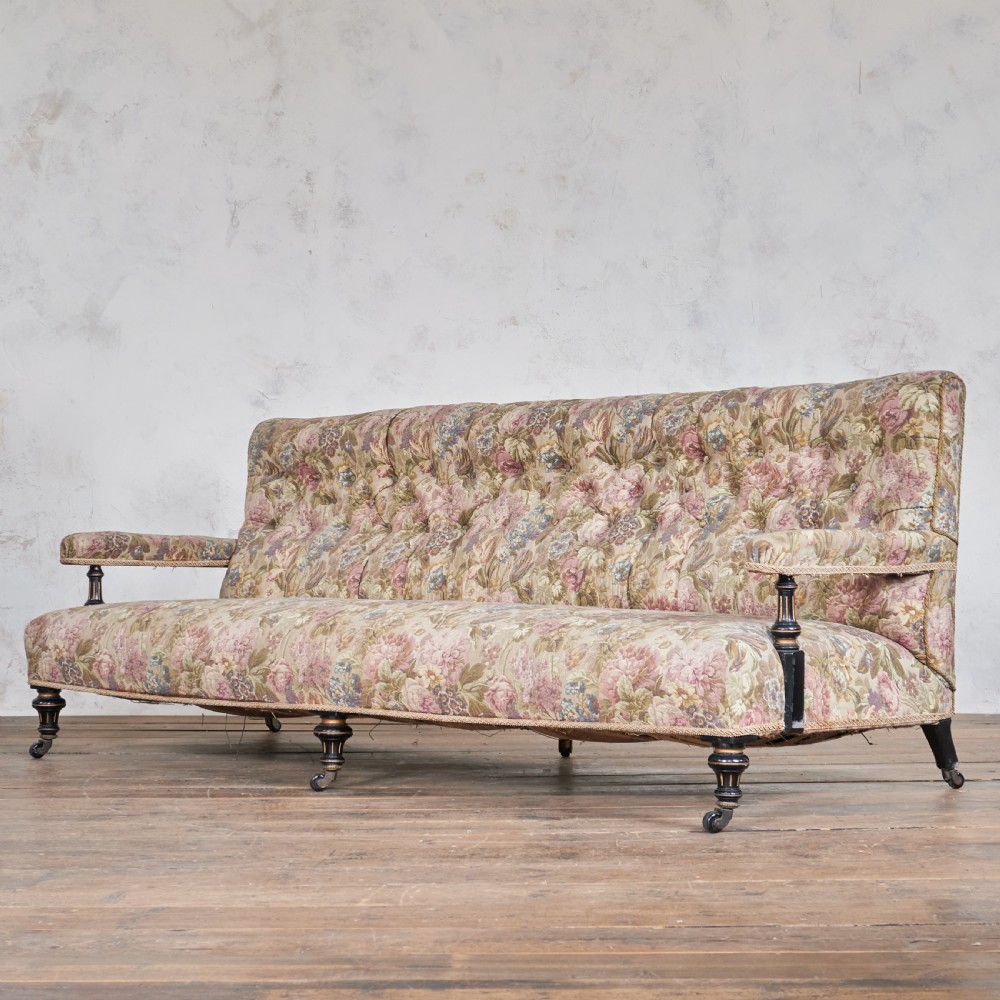 Aesthetic Movement Open Arm Sofa View III