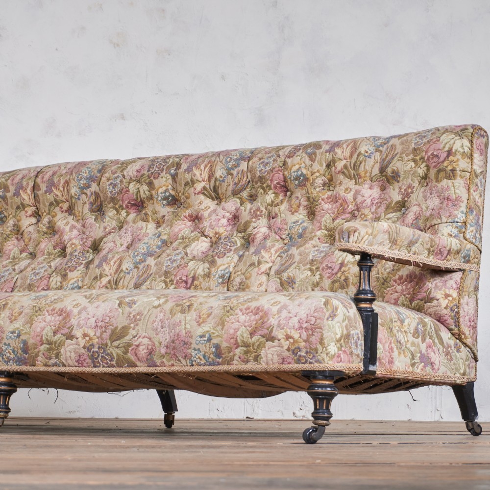 Aesthetic Movement Open Arm Sofa View IV