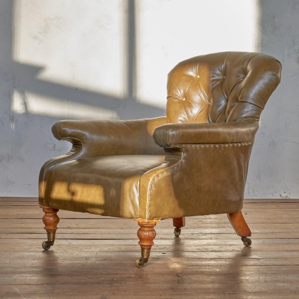 Antique Armchair att' to C.Hindley