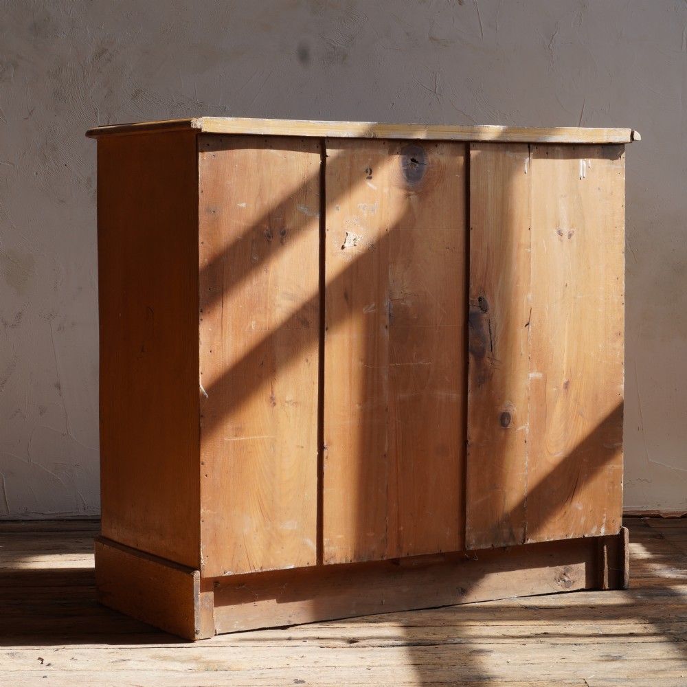 Antique Chest of Drawers in Faux Oak Paint View IV