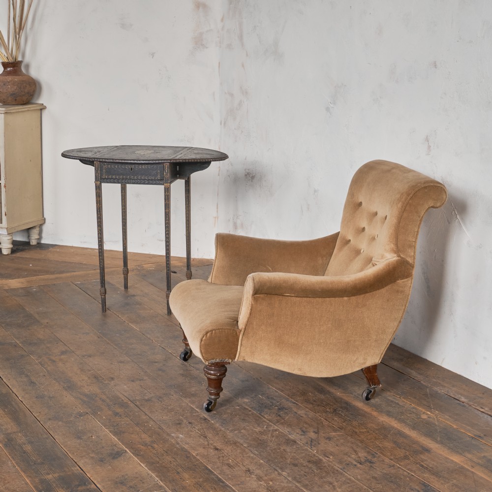 Antique Armchair in the style of Jas Shoolbred.
 View IV