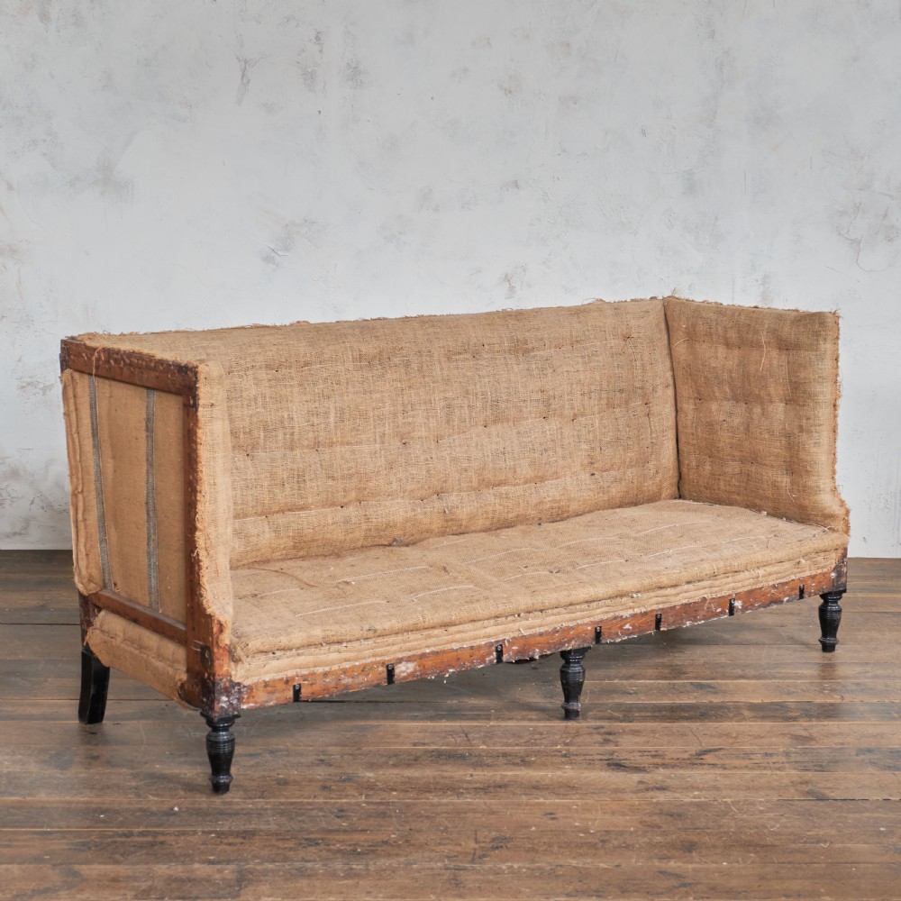 Antique Square Back Sofa - deconstructed

