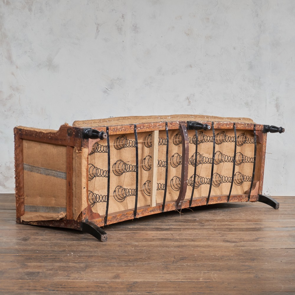 Antique Square Back Sofa - deconstructed
 View III