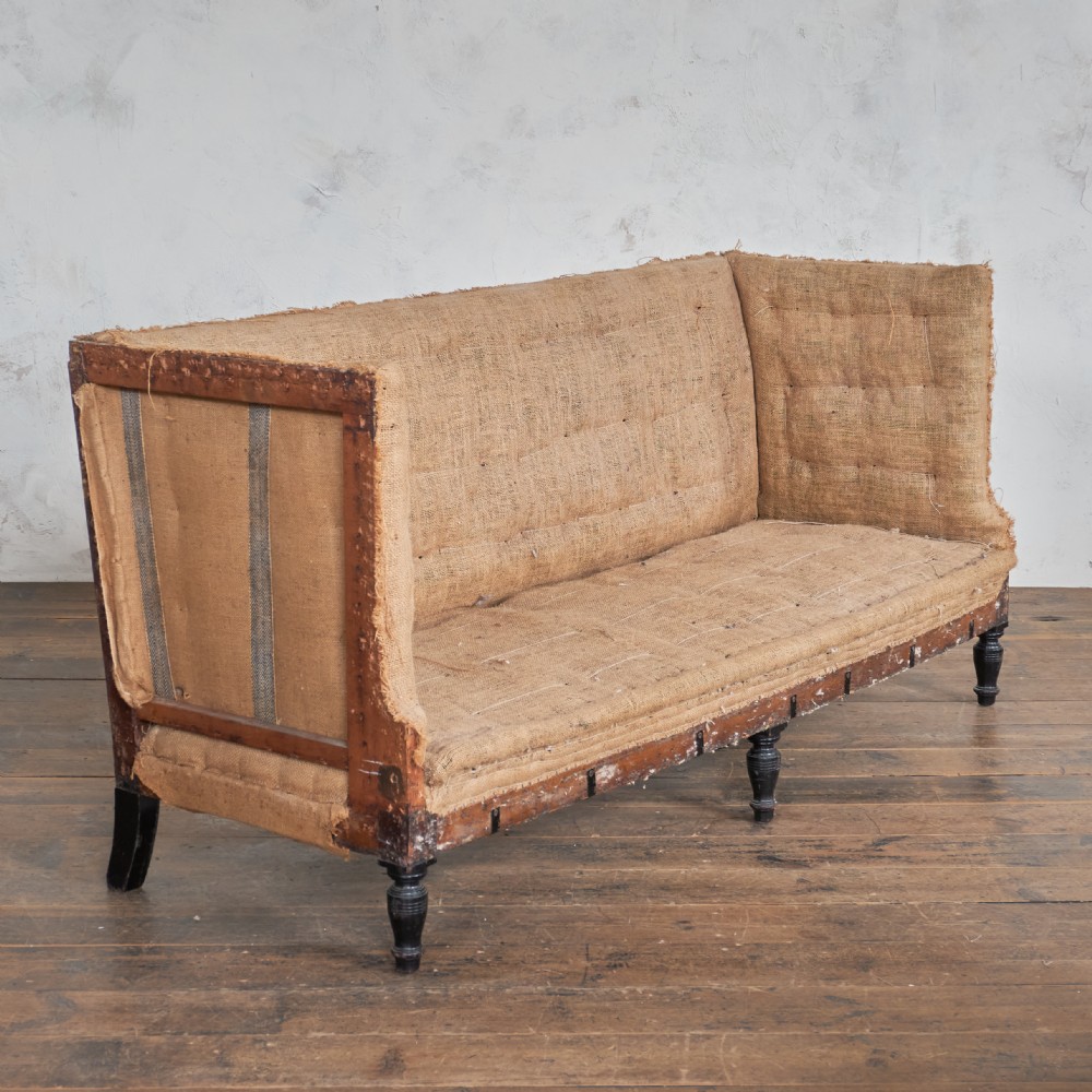 Antique Square Back Sofa - deconstructed
 View IV