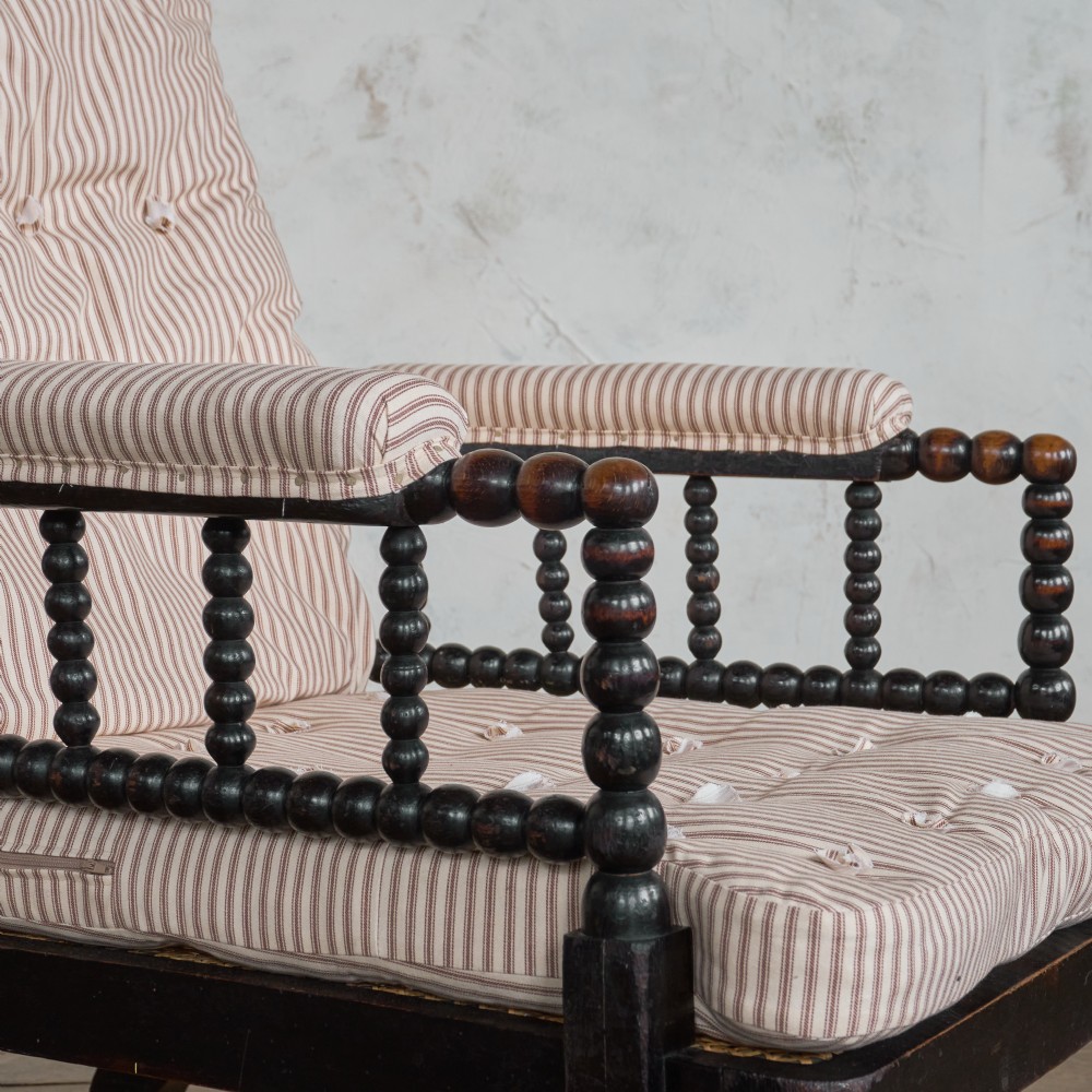 Antique Bobbin Chair - Ebonised.
 View VII