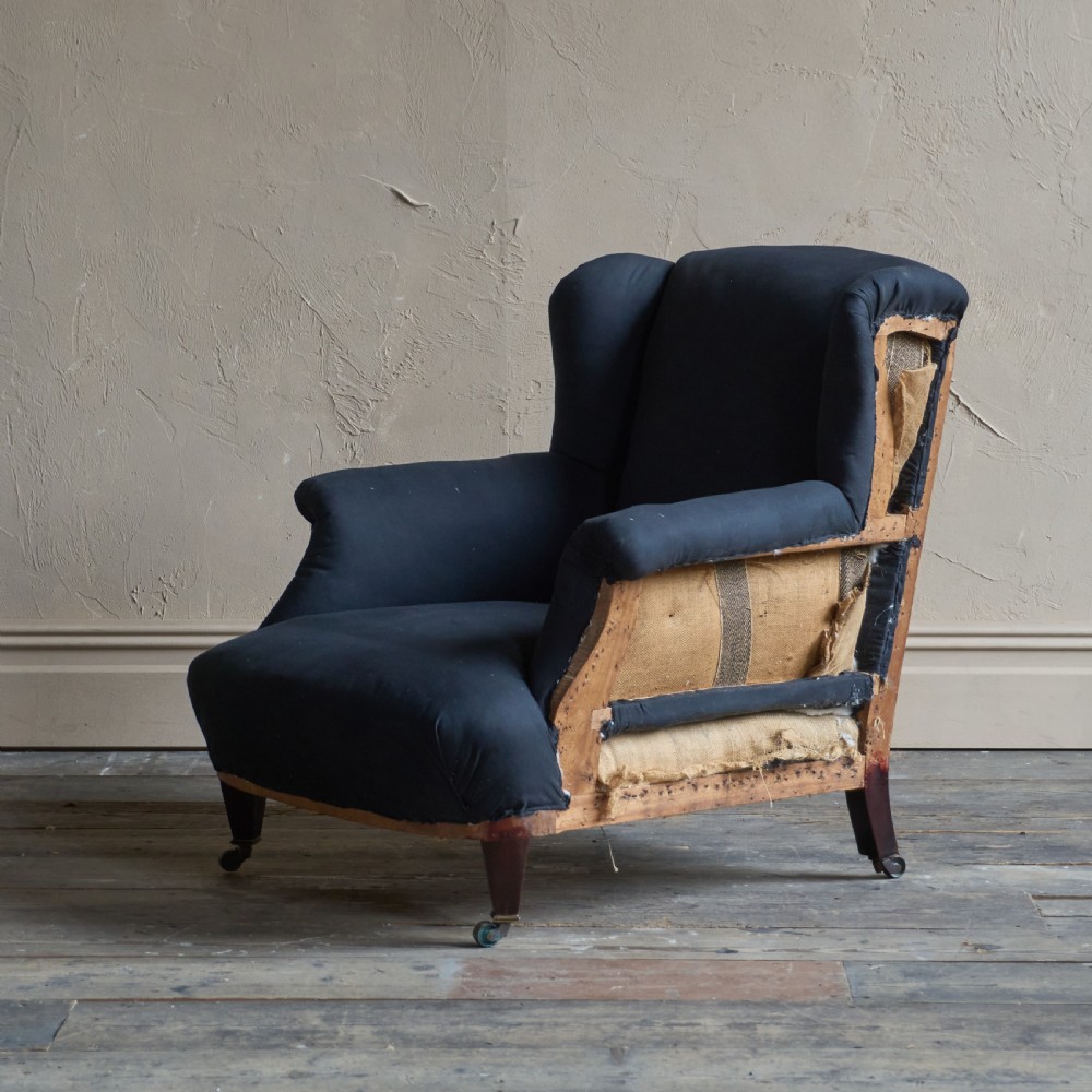 Antique Armchair - low wingback

