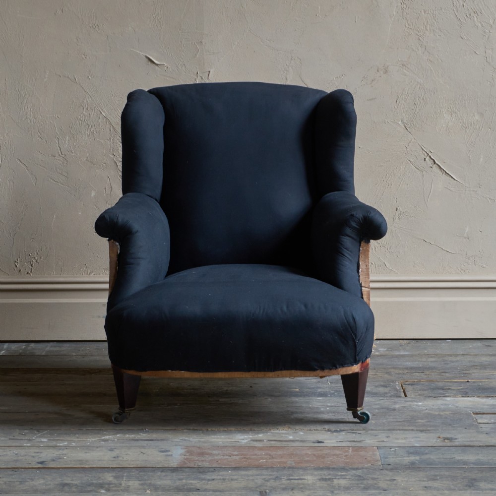 Antique Armchair - low wingback
 View IV