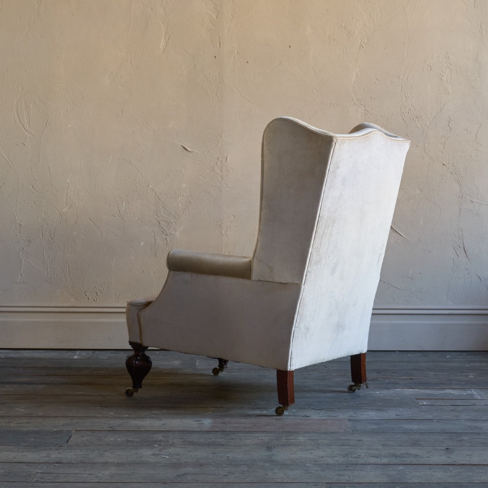 Vintage Wingback by CVS - oyster velvet.
 View VI
