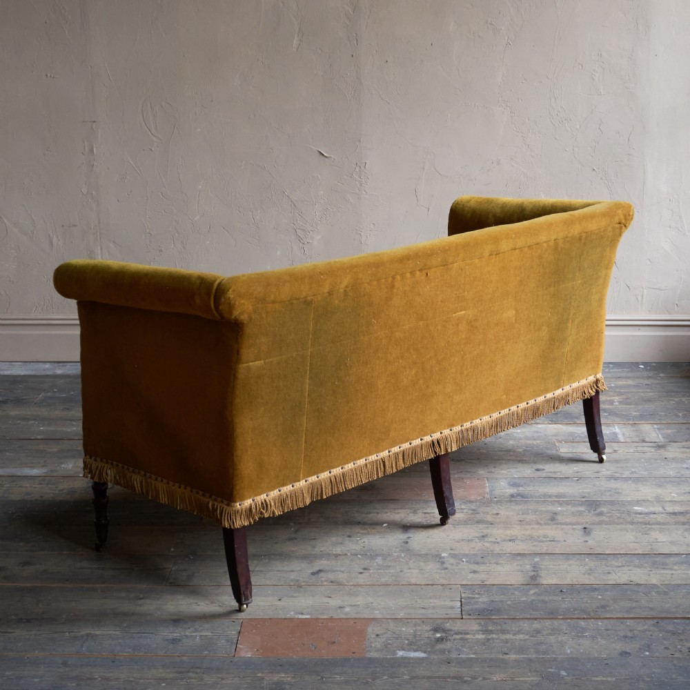 Regency Sofa - gold draylon velvet
 View V