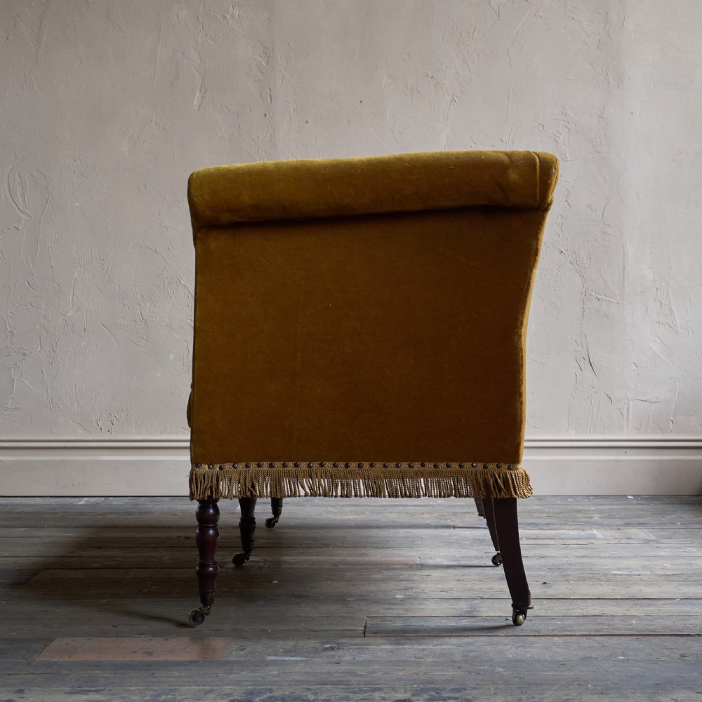 Regency Sofa - gold draylon velvet
 View VI