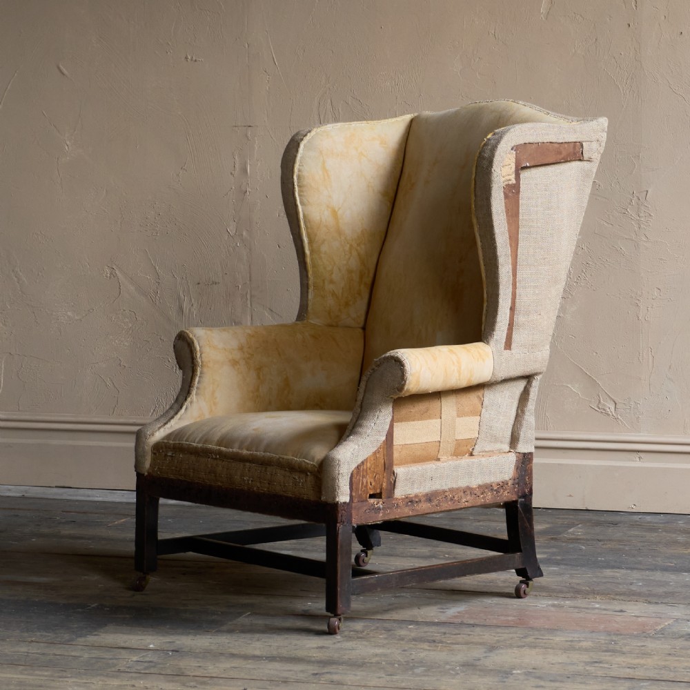 Antique Wingback Armchair.
 View II