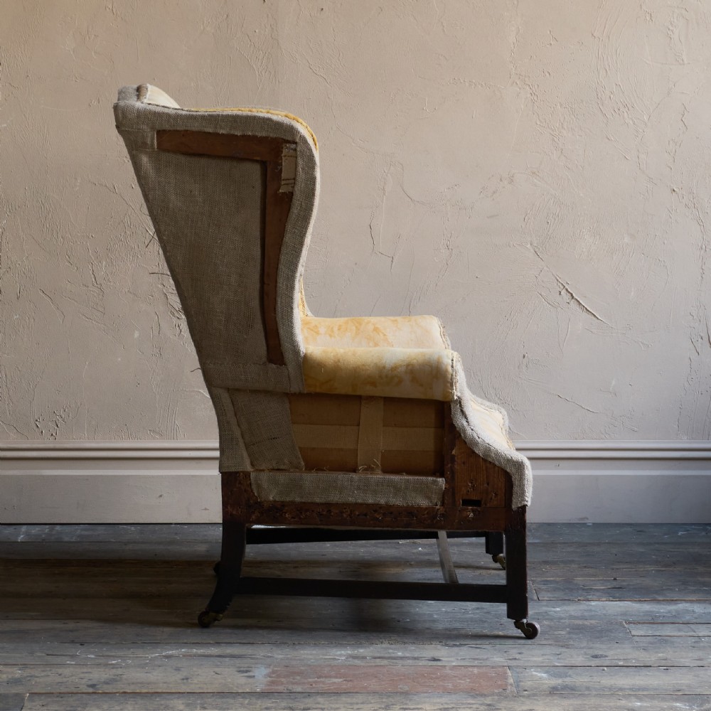Antique Wingback Armchair.
 View V